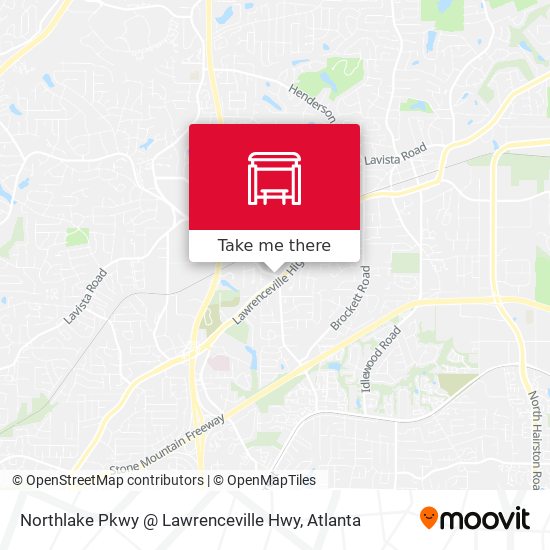 Mapa de Northlake Pkwy @ Lawrenceville Hwy