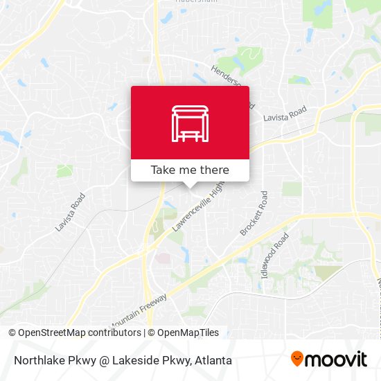 Mapa de Northlake Pkwy @ Lakeside Pkwy