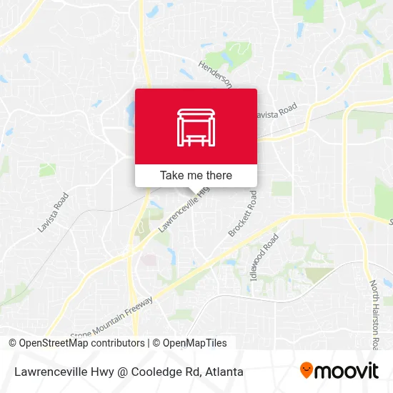 Lawrenceville Hwy @ Cooledge Rd map
