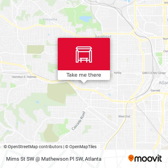 Mims St SW @ Mathewson Pl SW map