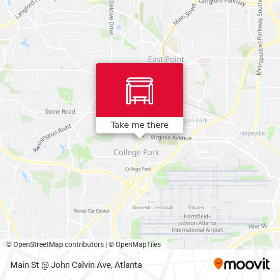Main St @ John Calvin Ave map