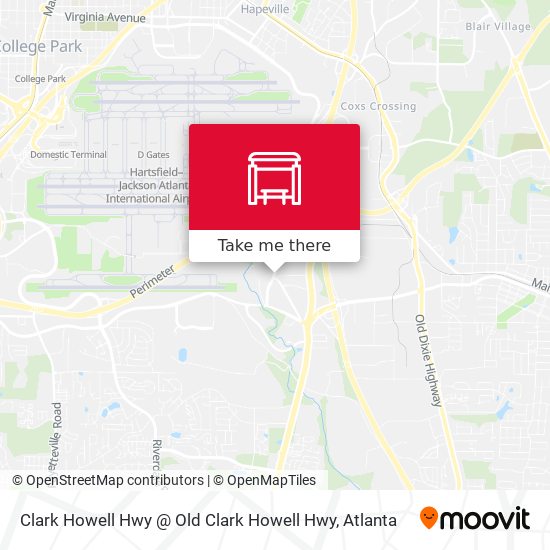 Mapa de Clark Howell Hwy @ Old Clark Howell Hwy