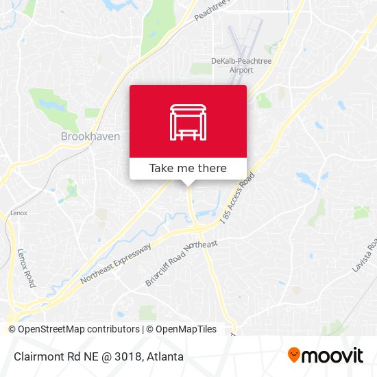 Mapa de Clairmont Rd NE @ 3018