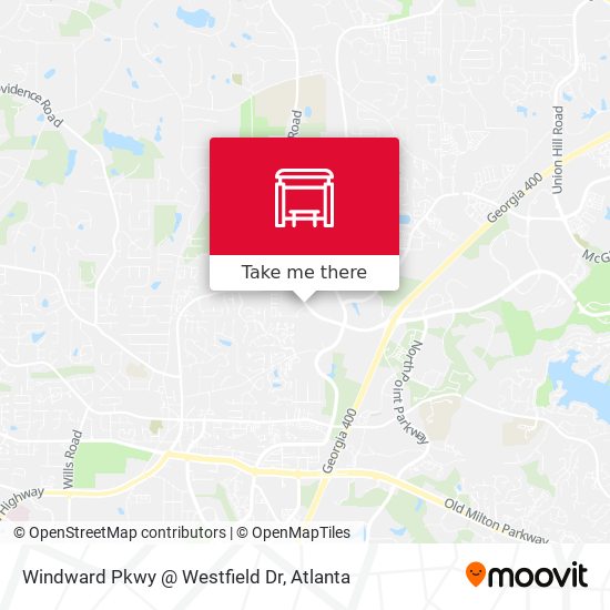 Windward Pkwy @ Westfield Dr map