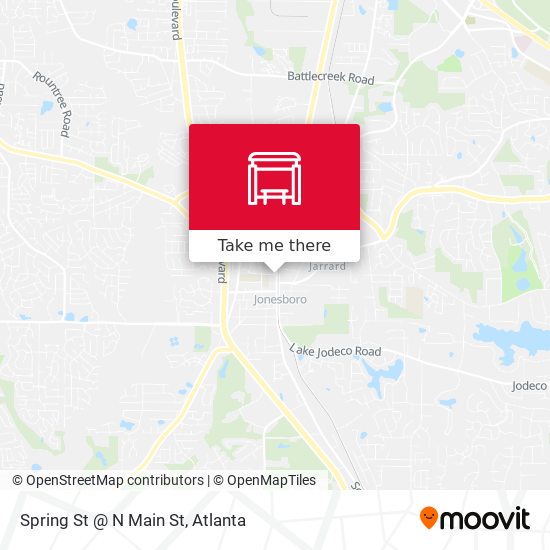 Spring St @ N Main St map