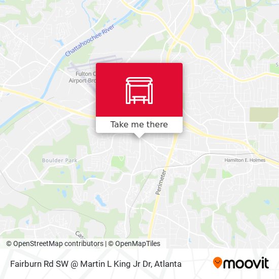 Fairburn Rd SW @ Martin L King Jr Dr map