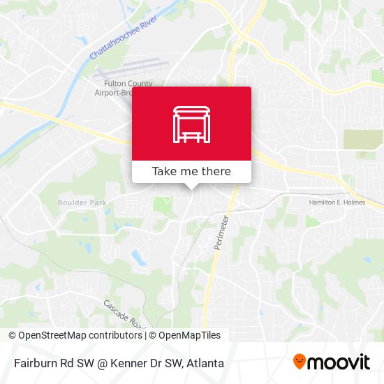 Mapa de Fairburn Rd SW @ Kenner Dr SW