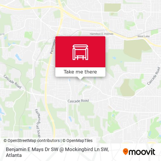 Benjamin E Mays Dr SW @ Mockingbird Ln SW map