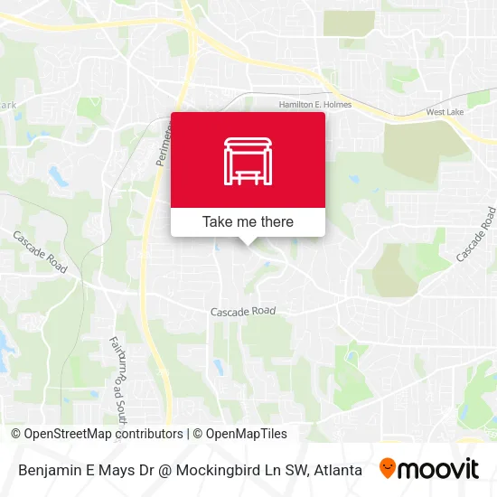 Benjamin E Mays Dr @ Mockingbird Ln SW map