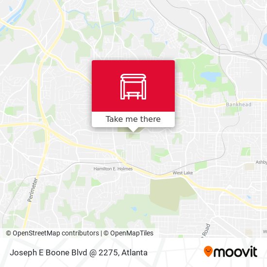 Mapa de Joseph E Boone Blvd @ 2275