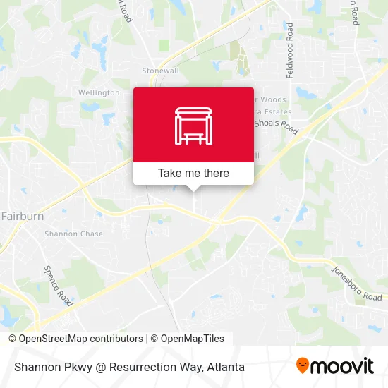 Mapa de Shannon Pkwy @ Resurrection Way
