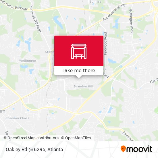 Mapa de Oakley Rd @ 6295