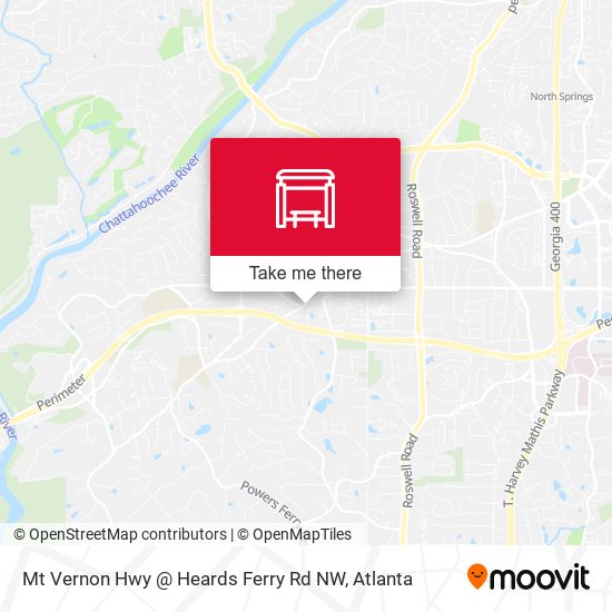 Mapa de Mt Vernon Hwy @ Heards Ferry Rd NW