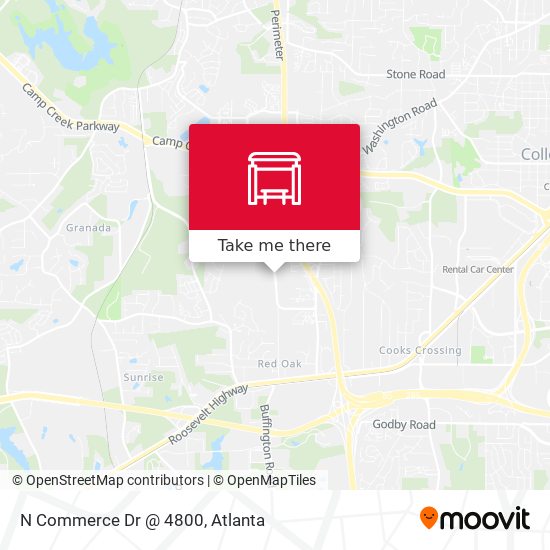 N Commerce Dr @ 4800 map