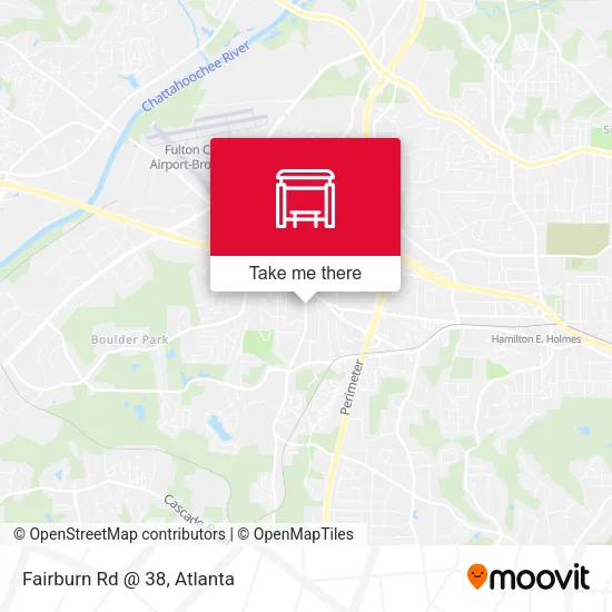 Fairburn Rd @ 38 map