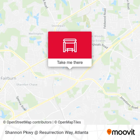 Shannon Pkwy @ Resurrection Way map