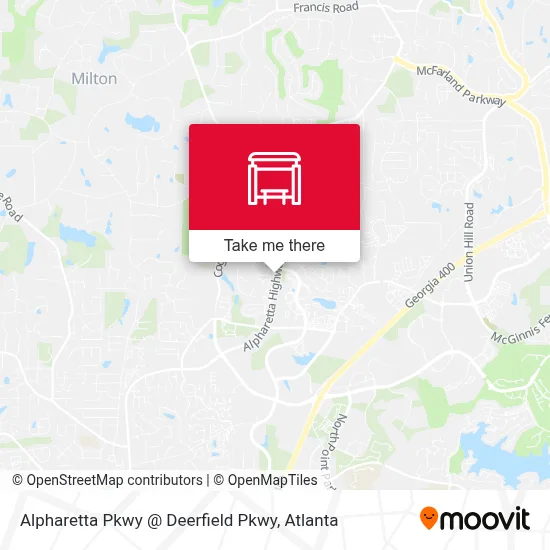 Alpharetta Pkwy @ Deerfield Pkwy map