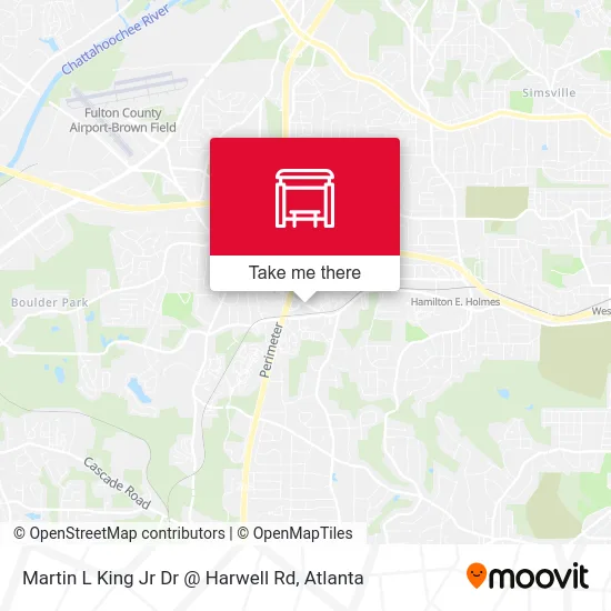Martin L King Jr Dr @ Harwell Rd map