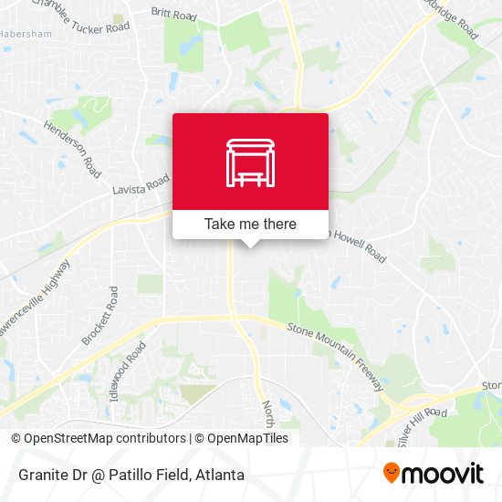 Mapa de Granite Dr @ Patillo Field