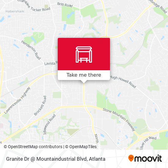 Granite Dr @ Mountaindustrial Blvd map