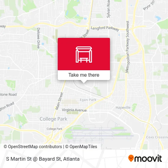 S Martin St @ Bayard St map
