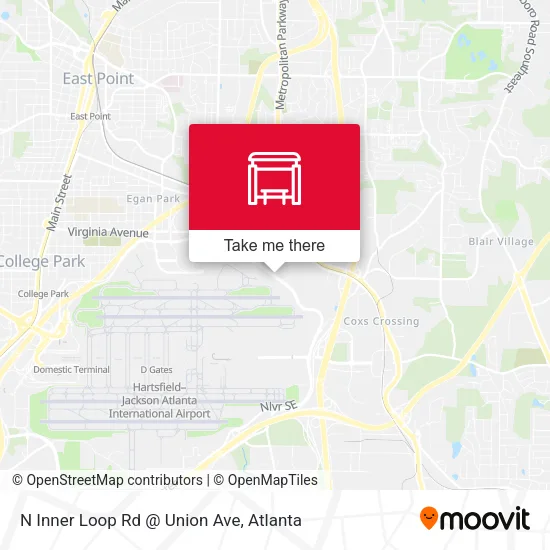 Mapa de N Inner Loop Rd @ Union Ave