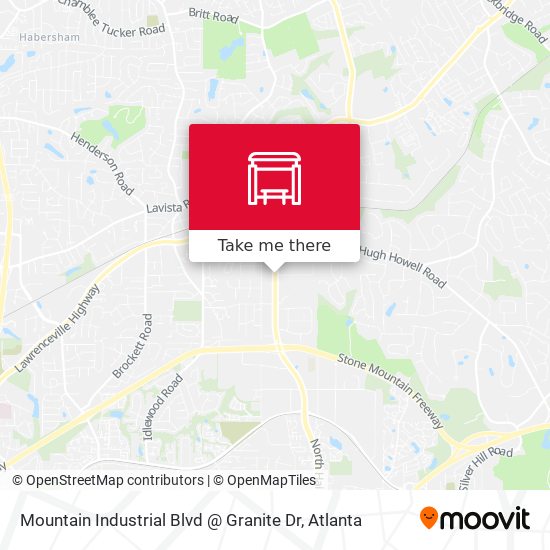 Mountain Industrial Blvd @ Granite Dr map