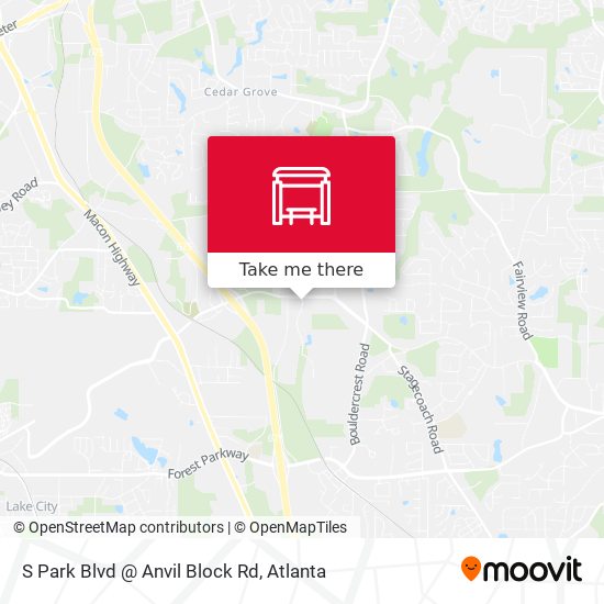 S Park Blvd @ Anvil Block Rd map