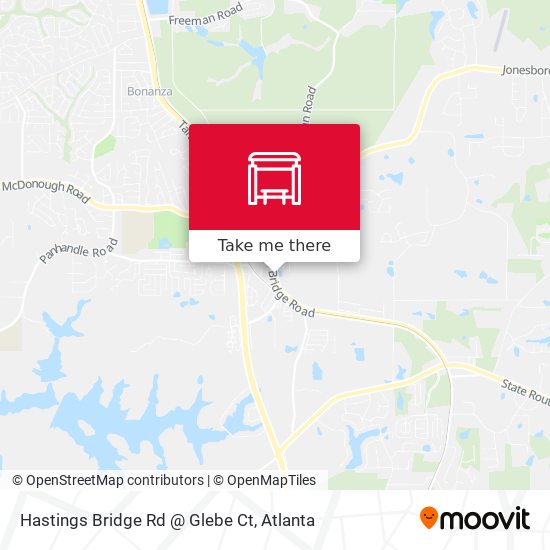 Mapa de Hastings Bridge Rd @ Glebe Ct