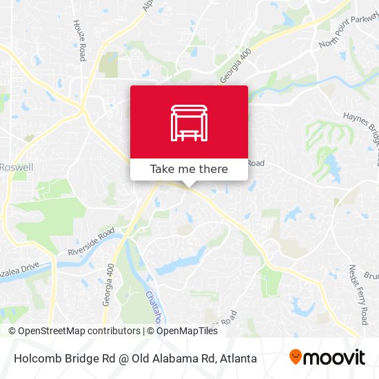 Mapa de Holcomb Bridge Rd @ Old Alabama Rd