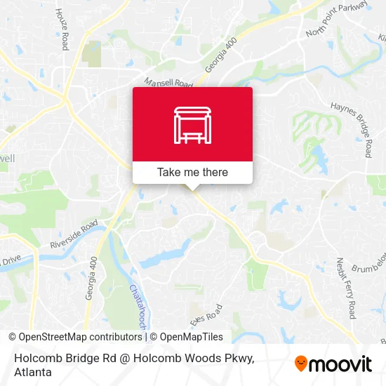 Holcomb Bridge Rd @ Holcomb Woods Pkwy map