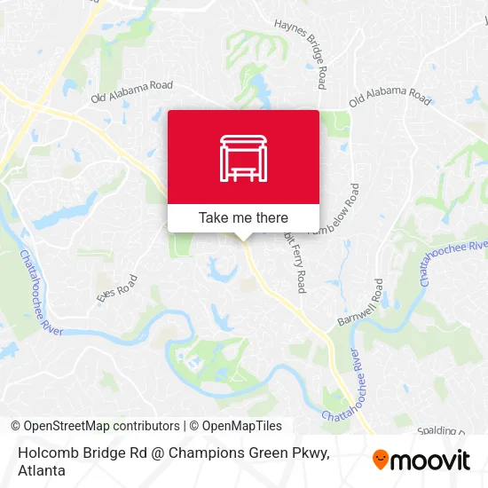 Holcomb Bridge Rd @ Champions Green Pkwy map