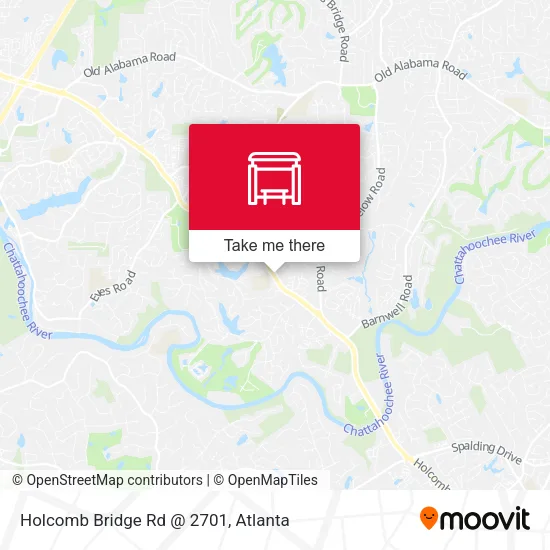 Holcomb Bridge Rd @ 2701 map