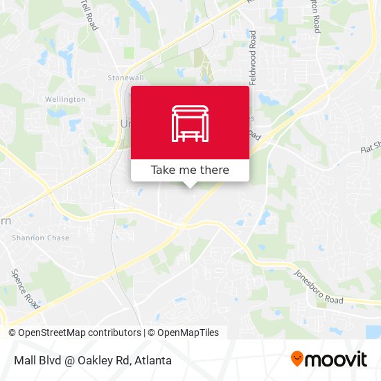 Mall Blvd @ Oakley Rd map