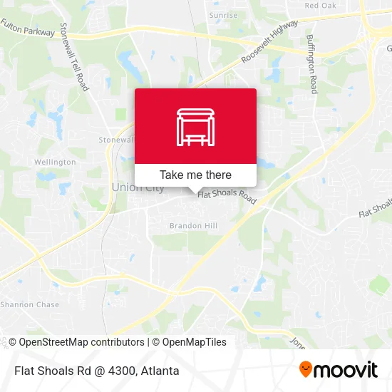 Flat Shoals Rd @ 4300 map