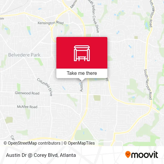 Austin Dr @ Corey Blvd map