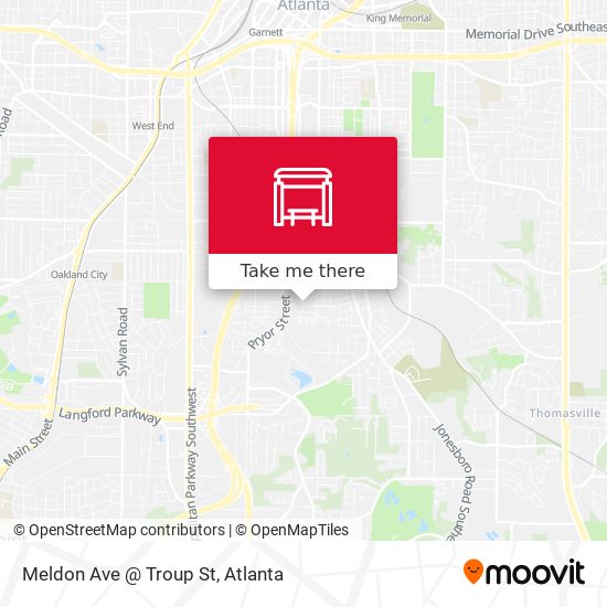 Meldon Ave @ Troup St map