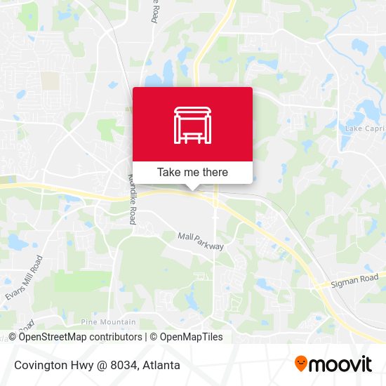 Mapa de Covington Hwy @ 8034