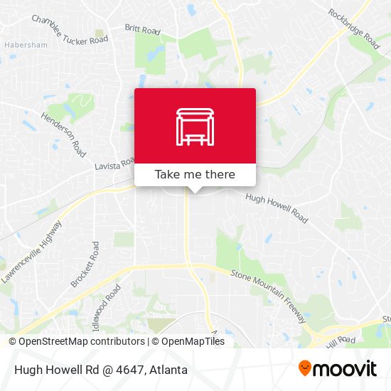 Hugh Howell Rd @ 4647 map