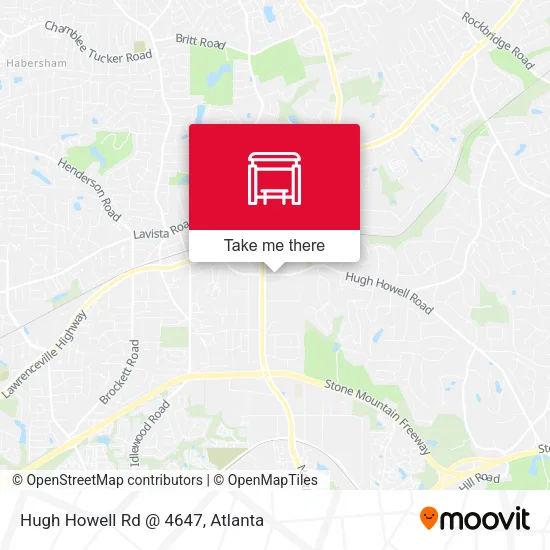 Hugh Howell Rd @ 4647 map