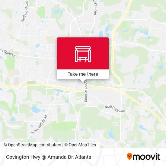 Mapa de Covington Hwy @ Amanda Dr