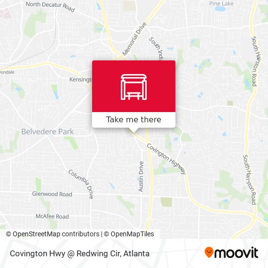 Covington Hwy @ Redwing Cir map