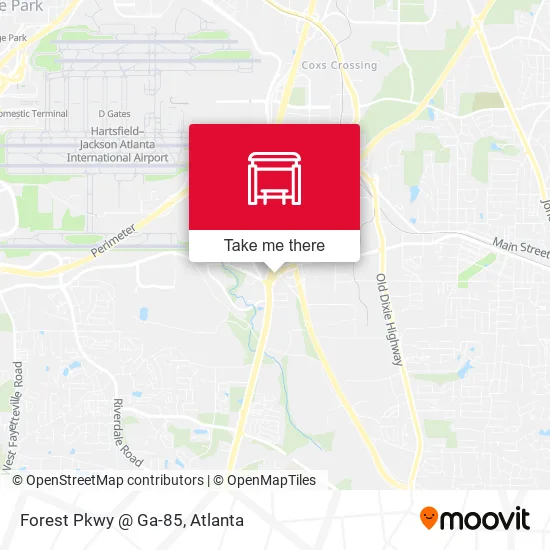 Forest Pkwy @ Ga-85 map