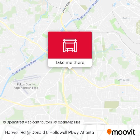 Harwell Rd @ Donald L Hollowell Pkwy map
