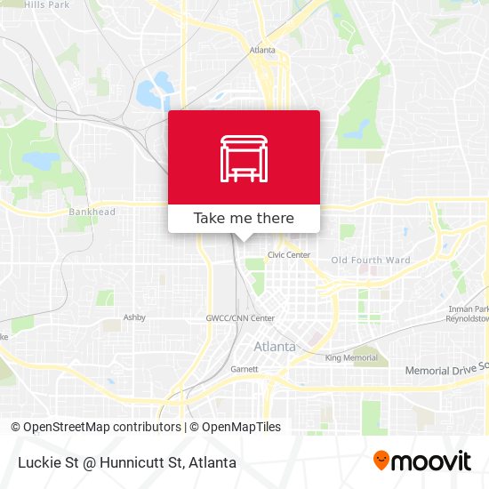Luckie St @ Hunnicutt St map