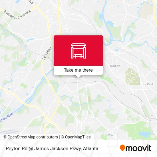 Peyton Rd @ James Jackson Pkwy map