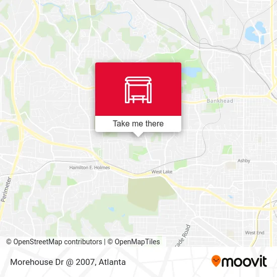 Morehouse Dr @ 2007 map