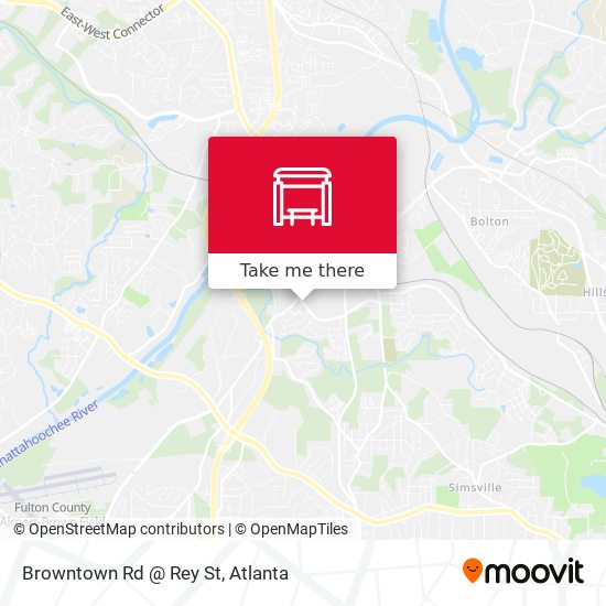 Mapa de Browntown Rd @ Rey St
