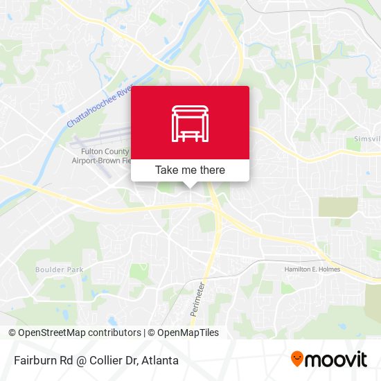 Fairburn Rd @ Collier Dr map
