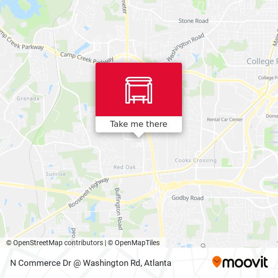 Mapa de N Commerce Dr @ Washington Rd